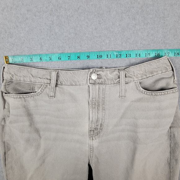 Madewell Jeans Women Size 32x26 The Perfect Vintage Gray Back Pockets Distressed - Picture 11 of 14